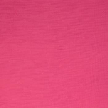 Preview: Musselin - Double Gauze -  Jenke Uni Pink by Swafing